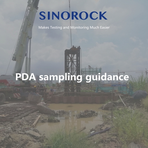 RSM-PDT(B) High-Strain Pile Bearing Testing on site sampling guidance