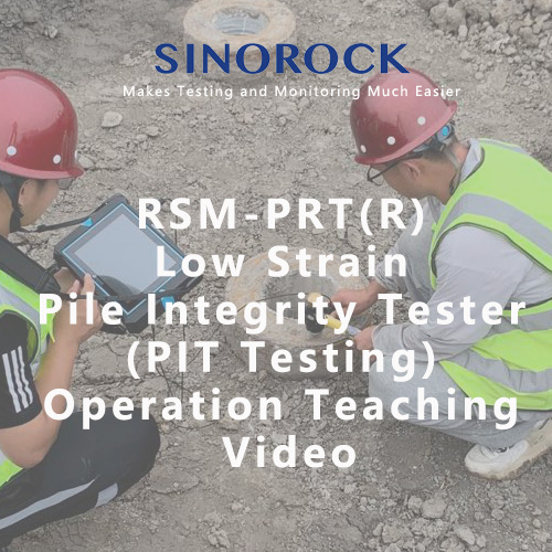 RSM-PRT(R) Low Strain Pile Integrity Tester (PIT Testing) Operation Teaching Video